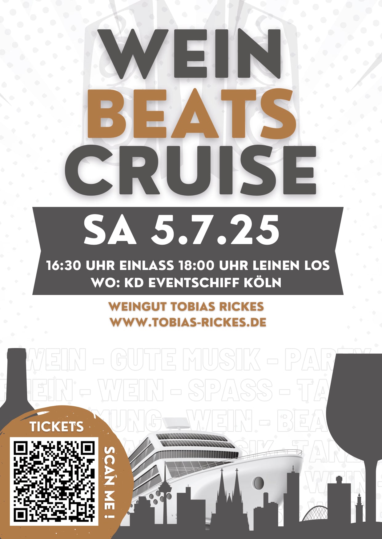 Ticket Wein Beats Cruise